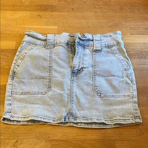 Denim Mini Skirt